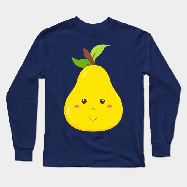 Pear Long Sleeve T-Shirt by samshirts